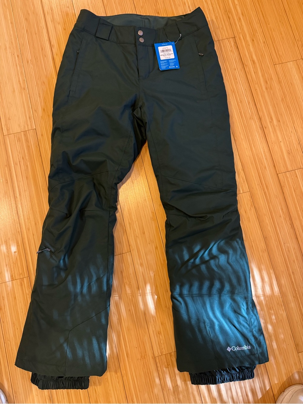 Columbia Women's Dark Green Insulated Ski Pants